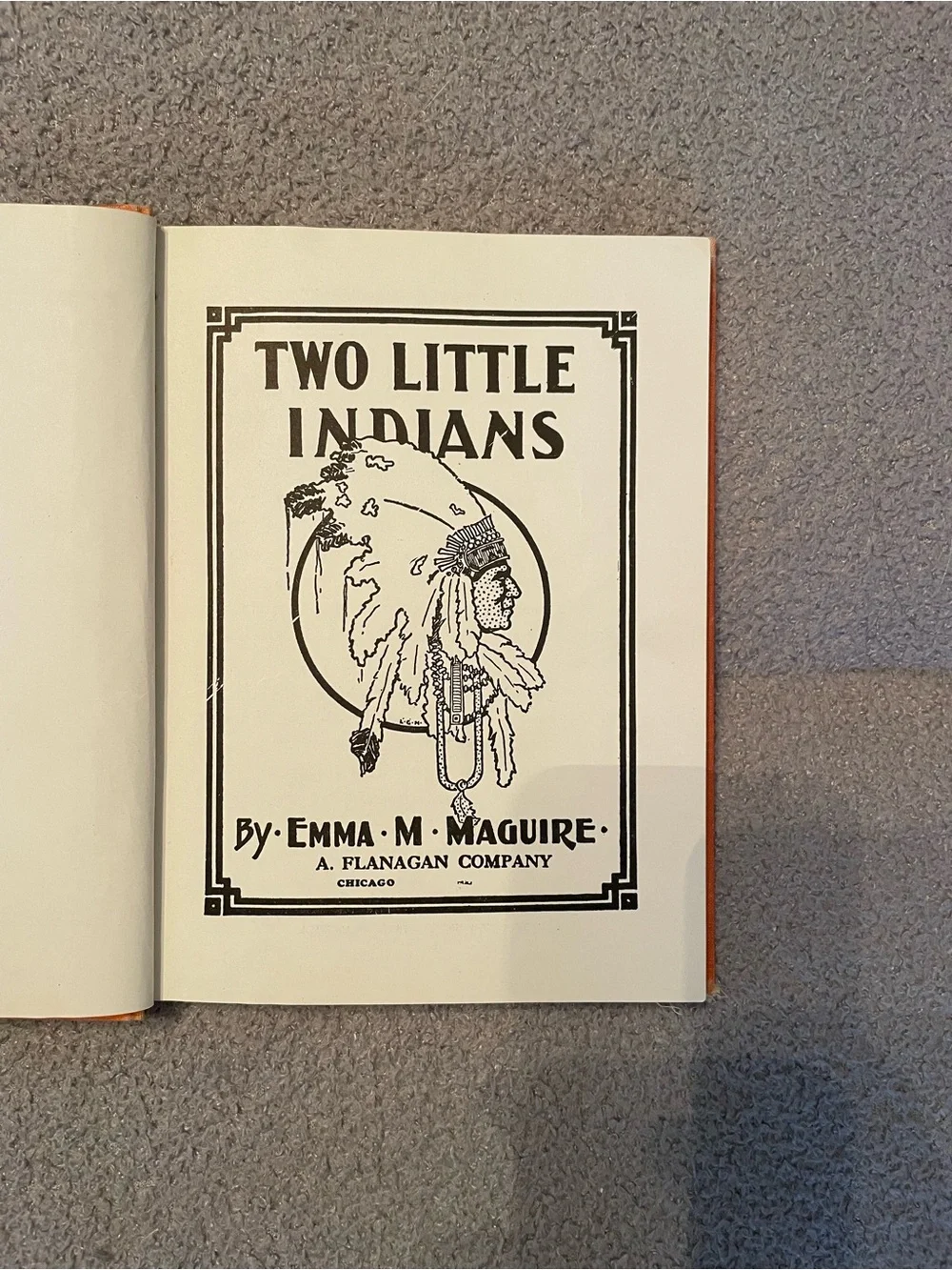 Two Little Indians Vintage Book